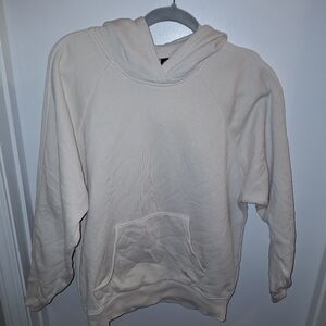 Adidas Cream Hoodie with Front Pocket - ALLSZN